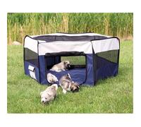 Trixie Enclos pour chiots 130 × 55 cm Bleu/Gris