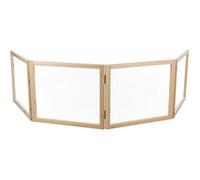 Enclos barrière modulable - Trixie - 4 éléments - 60 × 50 cm - Bois non traité - Métal