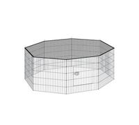Enclos composé de 8 grilles noir