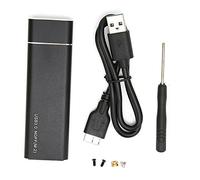 Enclos de Disque du Disque Dur Enclos de Disque Dur Enclos à Forte Vitesse pour Le Conduite Externe pour NGFF M.2 USB3.0, Encein du Disque Dur (Black)