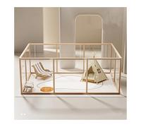 Enclos de jeu transparent pour chien, barrière pour animaux de compagnie, clôture de sécurité pour chien, porte intérieure autoportante, pour intérieur de maison, porte, cloison de séparation de pièce