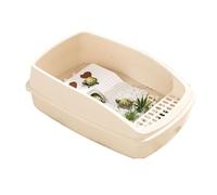Enclos des Tortues Petit Aquarium à Tortues avec Plate-Forme de séchage au Soleil intégrée for l'écologie l'élevage des