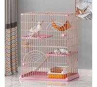 Enclos d'extérieur pour chat - Cage à plusieurs niveaux pour chat - Niche spacieuse et sécurisée pour l'intérieur et l'extérieur - 76 x 51 x 90 cm