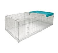 Enclos extérieur pour rongeurs antifugue Kerbl Argenté 230x115x70 cm