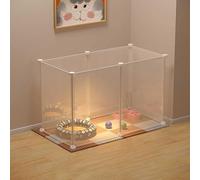 Enclos for Chat - for Clôture for for Furet Cages for Petits Chiens Lits for Chats d'intérieur for en métal Amovibles FA(75x39x47cm(A))