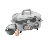 Enclos Hamster Nid 2 Étages Transparent Amovible Assemblé