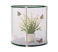 Enclos papillon en maille, respirant, transparent et résistant, terrarium d'extérieur - Caterpillar Butterfly Grow House pour extérieur, cour, ferme, terrasse, balcon, pelouse