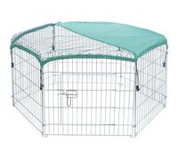 Enclos petits animaux avec filet avec protection solaire Trixie Argenté TU