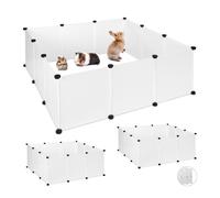 relaxdays Enclos DIY 36 pièces plastique
