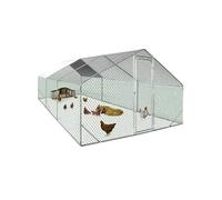 Enclos poulailler 18 m² parc grillagé 6x3m acier galvanisé