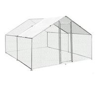 Enclos Poulailler 3m x 4m x 2m Vert G