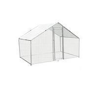 Enclos Poulailler 4mx2mx2m Cage Volière Parc Grillagé Animaux Volaille Canard