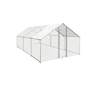 Enclos Poulailler 4mx6mx2m Cage Volière Parc Grillagé Animaux Volaille Canard