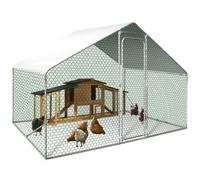 Enclos poulailler 6 m² parc grillagé 3X2m acier galvanisé