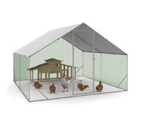 Enclos Poulailler 9m² Parc Grillagé 3x3m Acier Galvanisé