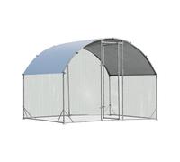 Enclos poulailler en Acier galvanisé 190x280cm avec Housse supérieure en Tissu Oxford Parc grillagé pour Poulet Canard Lapin 20_0006867