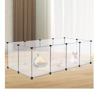 Enclos pour animaux de compagnie - OHMG - CHENIL - Plastique transparent - 143*71*47cm - Petit - Extérieur