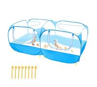 Enclos pour Animaux Domestiques d'Intérieur Base Amovible avec Toit