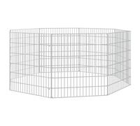 vidaXL Enclos pour animaux 8 panneaux 54x60 cm – Cage à lapin pour jardin 171574