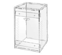 Enclos pour Araignée Sauteuse Terrarium Reptile en Acrylique Transparent