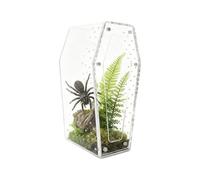 Enclos pour araignées sauteuses - Acrylique Respirant, boîtier d'habitat de visualisation, Chambre de Vie compacte pour arachnides, unité de résidence pour créatures montée sur Aimant sécurisé