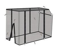 Enclos pour chariot - Pare-vent pour chariot résistant aux intempéries, bouclier transparent pour chariot | Housse de chariot d'extérieur pour activités de plein air