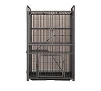 Enclos pour chats à l'intérieur, facile à monter avec plateau et serrure renforcée pour chats, furets, chinchillas, lapins et petits animaux