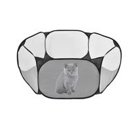 Enclos pour chiot, parc de jeu pour chien, pour l'intérieur, cage pliable pour cochon d'Inde, cage respirante pour animaux domestiques, accessoires pour chat pour observer clairement les chiots