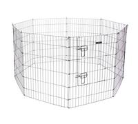Kerbl Enclos pour chiots et petits animaux – 57 × 78 cm, 8 grilles, porte, extensible, durable