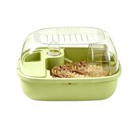 Enclos Pour Hamster | Avec Bac À Nourriture Enclos Intérieur Transparent | Petite Cage Voyage Pour Hamster,Pour Chinchilla, Furet, Gerbille, Petit Animal, Escalade, Sommeil, Repos, Enrichissement, Jeu