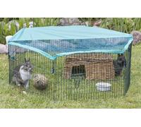 Enclos pour jeunes animaux avec filet de protection ø 116 × 38 cm