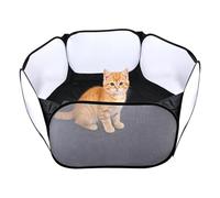 Enclos pour petits animaux - Avec insert - Pliable - Antidérapant - Enclos pour petits animaux, cour et clôture de jardin - Pour poussins, chatons, chiots, intérieurs, extérieurs, jardins, cour
