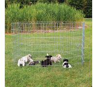 Enclos pour petits chiens en métal galvanisé Trixie Gris TU