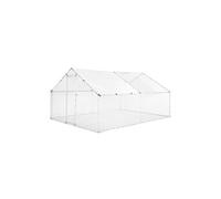 Enclos pour poulailler 6m² en acier galvanisé. toit imperméable et anti UV. porte avec loquet. 3x2m 12 m²