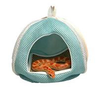 Enclos pour reptiles - Habitat de pèlerinage semi-fermé facile à | Gecko Cage de rangement pour gecko, tortue, crabe, grenouille, lézard, intérieur et extérieur