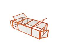 Enclos pour rongeurs en bois 181 x 90 x 48 cm en pin de chine marron