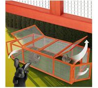 Enclos - TECTAKE - Enclos pour rongeurs MANDY en pin de chine 181 x 90 x 48 cm - Marron