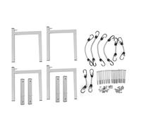 Enclosed Trailer Ladder Rack | Steel Side Mount Rack for Ladders/Pipes/Lumber | Robust & Easy Install with 92 Accessories