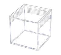Enclosure pour araignées sauteuses,Boîte Animale en Acrylique Transparente | Terrarium pour Serpents - pour Petits Reptiles, lézards, Serpents, Grenouilles, élevage