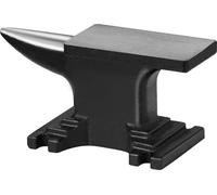 Enclume à corne unique SucceBuy, enclume de 8,8 livres en acier moulé, enclume de forge robuste en corne ronde de haute dureté, design compact avec base stable, outils et équipement de forgeage