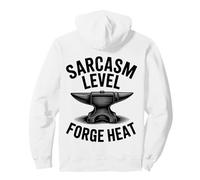 Enclume de Chaleur Forge de Niveau de Sarcasme Forgeron Design Graphique Sweat à Capuche