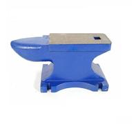 Enclume en fonte 25 kg pour batterie, horloge et table de serrage - Enclume bleue avec bord de coupe supérieur, ligne étroite et dureté élevée