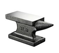 Enclume en fonte - Moules à bijoux plats - 1,5 kg | Surface de frappe plate pour les amateurs de travail du métal et les tâches artisanales de moulage du métal