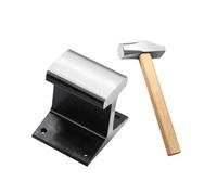 Enclumes avec base stable - Dureté : 10 kg | Grand accessoire de comptoir multifonction pour des tâches de pliage et de façonnage efficaces dans les ateliers pour un