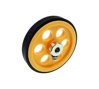 Encoder Meter Wheel Synchronous Length Measurement Counting Distance Rubber Perimeter 200mm φ6mm 8mm NWPNLXEA(Holes 8mm)