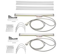 Encodeur à échelle linéaire de précision Lecture numérique haute précision DRO pour moulin à tour JCS900 2AE 3AE Alliage d'aluminium 2 pièces Ensemble 500 mm 600 mm 650 mm 700 mm (Course 500 mm et