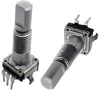 Encodeur de commutation 2 PCS EC11 rotatif 18 Positionnement numéro 9 Longueur l'arbre à point d'impulsion 24 Interrupteur