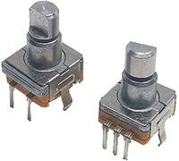 Encodeur de commutation 5pcs EC11 Interrupteur d'encodeur avec interrupteur à bouton-poussoir Tournez gauche ou réinitialisation droite Rotary 5 broches TREMPER Arbre type 11 mm