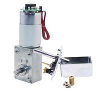 Encodeur de moteur 555 12V/24V, 1 pièce, 100 tr/min, boîte de vitesses à vis sans fin à Angle droit élevé, portes coulissantes autobloquantes(Motor ONLY,40R,24V)