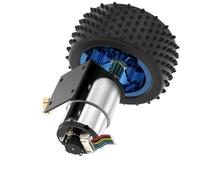 Encodeur Hall JGB37-520 moteur à courant continu brossé 6V12V vitesse réglable avant et arrière 6 tr/min-1590 tr/min Kit de voiture intelligente avec roues, Unité de mouvement(18RPM,12V)